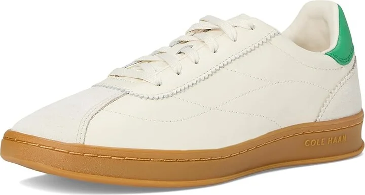 Cole Haan Grand Crosscourt Brynn Sneakers Women's Shoes Ivory/Silver Birch : 11 B - Medium, Leather - Image 5