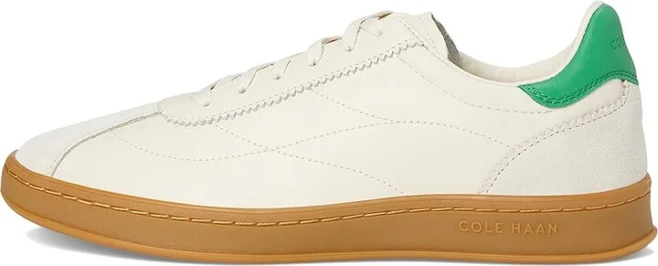 Cole Haan Grand Crosscourt Brynn Sneakers Women's Shoes Ivory/Silver Birch : 11 B - Medium, Leather - Image 6