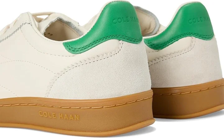Cole Haan Grand Crosscourt Brynn Sneakers Women's Shoes Ivory/Silver Birch : 11 B - Medium, Leather - Image 7