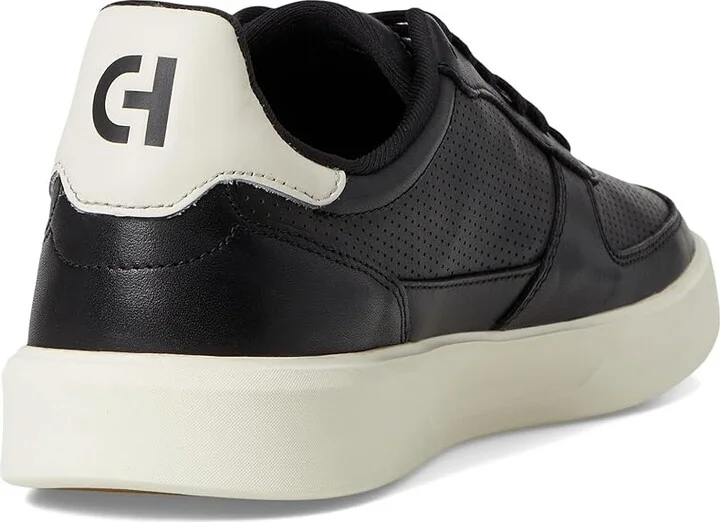 Cole Haan Grand Crosscourt Daily Court Sneakers Men's Lace-up Boots Black/Ivory : 13 D - Medium, Leather - Image 4