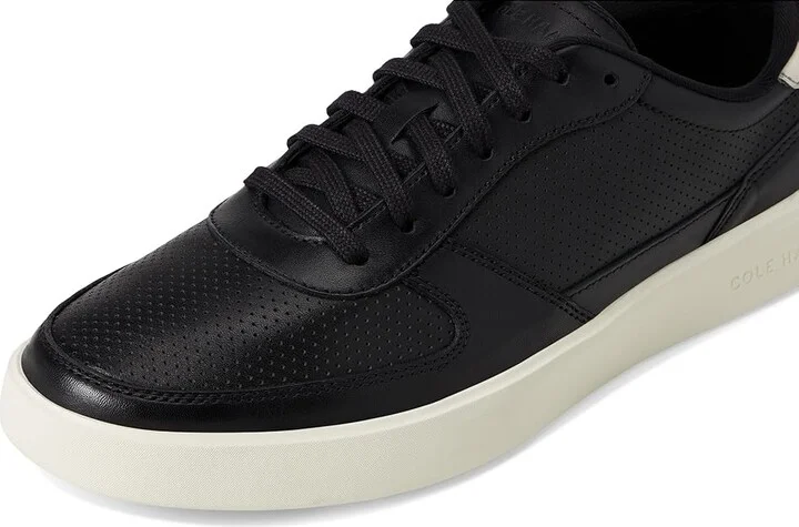 Cole Haan Grand Crosscourt Daily Court Sneakers Men's Lace-up Boots Black/Ivory : 13 D - Medium, Leather - Image 7