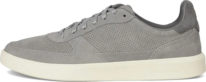Cole Haan Grand Crosscourt Daily Court Sneakers Men's Lace-up Boots Sea Stone Suede/Lava Smoke/Ivory : 7.5 D - Medium, Leather - Image 6