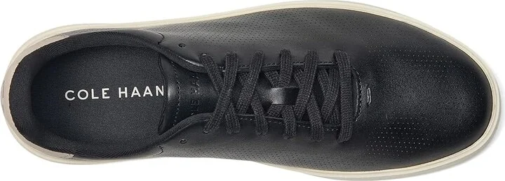 Cole Haan Grand Crosscourt Daily Laser Sneakers Men's Shoes Black/Ancient Scroll/Ivory : 7.5 D - Medium, Leather - Image 2