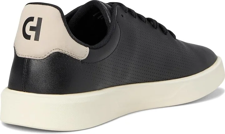 Cole Haan Grand Crosscourt Daily Laser Sneakers Men's Shoes Black/Ancient Scroll/Ivory : 7.5 D - Medium, Leather - Image 4