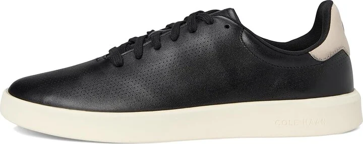 Cole Haan Grand Crosscourt Daily Laser Sneakers Men's Shoes Black/Ancient Scroll/Ivory : 7.5 D - Medium, Leather - Image 6
