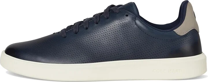Cole Haan Grand Crosscourt Daily Laser Sneakers Men's Shoes Navy Blazer/Sea Stone/Ivory : 12 D - Medium, Leather - Image 6