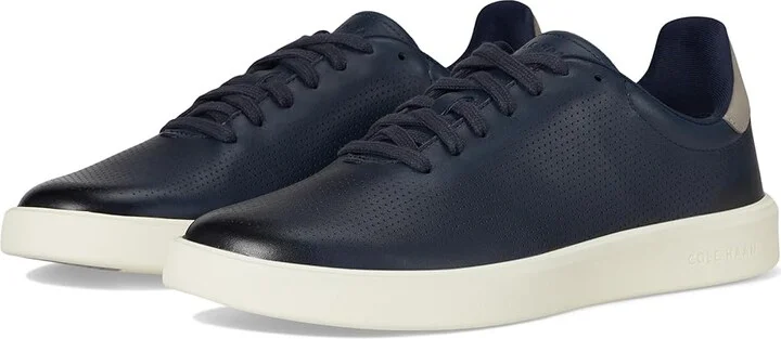 Cole Haan Grand Crosscourt Daily Laser Sneakers Men's Shoes Navy Blazer/Sea Stone/Ivory : 12 D - Medium, Leather