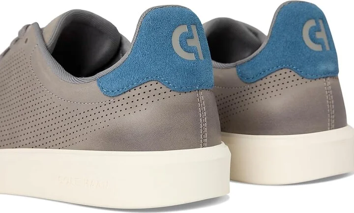 Cole Haan Grand Crosscourt Daily Laser Sneakers Men's Shoes Sea Stone Nubuck/Indian Teal/Ivory : 10.5 D - Medium, Leather - Image 7
