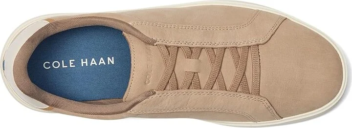 Cole Haan Grand Crosscourt Daily Ltt Slip-On Sneakers Men's Shoes Birch Beige/Farro/Ivory : 10 D - Medium, Leather - Image 2