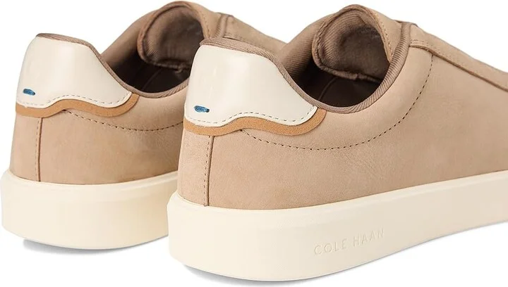 Cole Haan Grand Crosscourt Daily Ltt Slip-On Sneakers Men's Shoes Birch Beige/Farro/Ivory : 10 D - Medium, Leather - Image 7