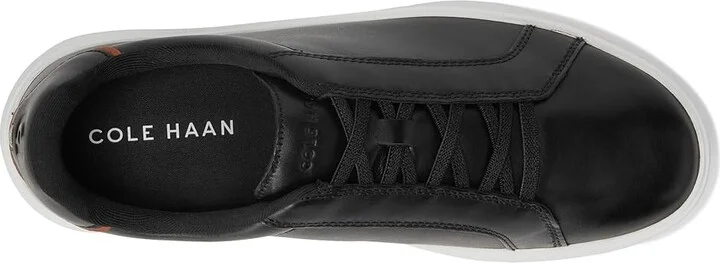 Cole Haan Grand Crosscourt Daily Ltt Slip-On Sneakers Men's Shoes Black/British Tan/Ivory : 8 D - Medium, Leather - Image 2