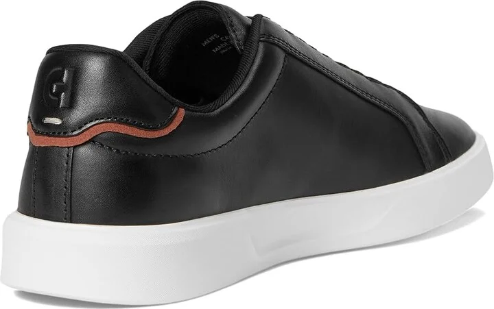 Cole Haan Grand Crosscourt Daily Ltt Slip-On Sneakers Men's Shoes Black/British Tan/Ivory : 8 D - Medium, Leather - Image 4
