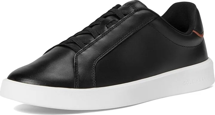 Cole Haan Grand Crosscourt Daily Ltt Slip-On Sneakers Men's Shoes Black/British Tan/Ivory : 8 D - Medium, Leather - Image 5