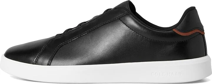 Cole Haan Grand Crosscourt Daily Ltt Slip-On Sneakers Men's Shoes Black/British Tan/Ivory : 8 D - Medium, Leather - Image 6
