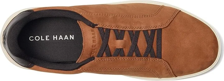 Cole Haan Grand Crosscourt Daily Ltt Slip-On Sneakers Men's Shoes Brit Tan/Dark Chocolate/Natural : 7 D - Medium, Leather - Image 2
