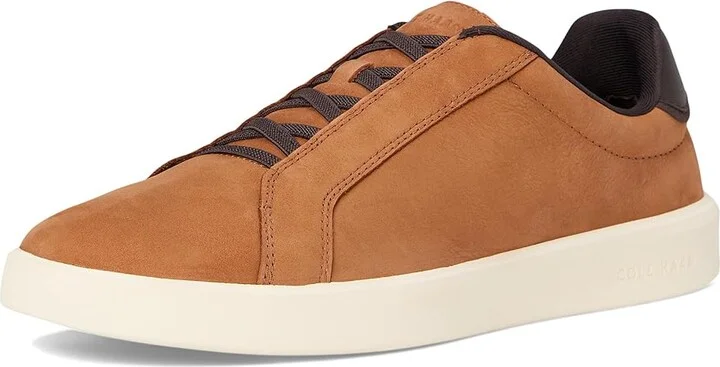 Cole Haan Grand Crosscourt Daily Ltt Slip-On Sneakers Men's Shoes Brit Tan/Dark Chocolate/Natural : 7 D - Medium, Leather - Image 5