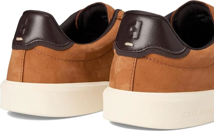 Cole Haan Grand Crosscourt Daily Ltt Slip-On Sneakers Men's Shoes Brit Tan/Dark Chocolate/Natural : 7 D - Medium, Leather - Image 7