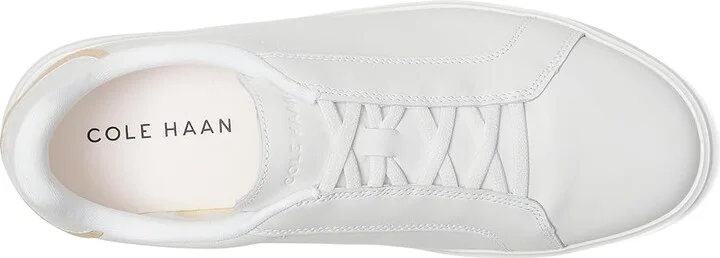 Cole Haan Grand Crosscourt Daily Ltt Slip-On Sneakers Men's Shoes Optic White/Natural Vachetta : 10.5 D - Medium, Leather - Image 2