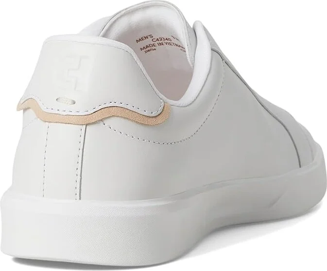 Cole Haan Grand Crosscourt Daily Ltt Slip-On Sneakers Men's Shoes Optic White/Natural Vachetta : 10.5 D - Medium, Leather - Image 4