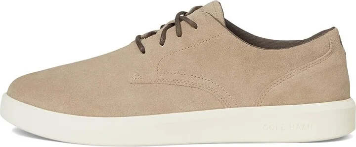Cole Haan Grand Crosscourt Daily Plain Toe Sneakrs Men's Shoes Birchbeige Suede/Truffle/Ivory : 13 D - Medium, Leather - Image 6