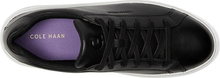 Cole Haan Grand Crosscourt Daily Sneaker Women's Shoes Black/White : 10 B - Medium, Leather/Suede/Textile - Image 2