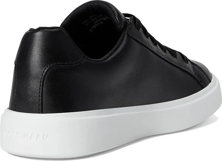 Cole Haan Grand Crosscourt Daily Sneaker Women's Shoes Black/White : 10 B - Medium, Leather/Suede/Textile - Image 4