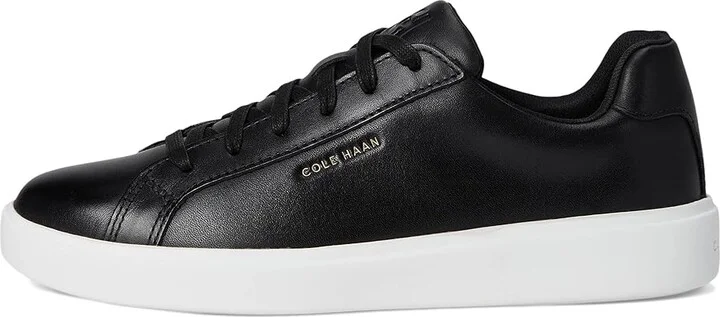 Cole Haan Grand Crosscourt Daily Sneaker Women's Shoes Black/White : 10 B - Medium, Leather/Suede/Textile - Image 6