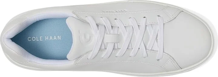 Cole Haan Grand Crosscourt Daily Sneaker Women's Shoes White/Argento : 10 B - Medium, Leather/Suede/Textile - Image 2