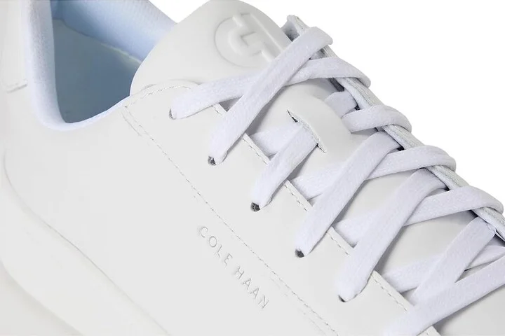 Cole Haan Grand Crosscourt Daily Sneaker Women's Shoes White/Argento : 10 B - Medium, Leather/Suede/Textile - Image 7