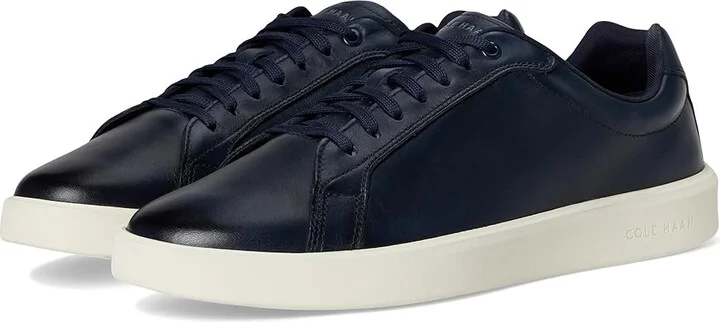 Cole Haan Grand Crosscourt Daily Sneakers Men's Lace-up Boots Navy Blazer/Drizzle : 9.5 D - Medium, Lace/Leather/Nylon
