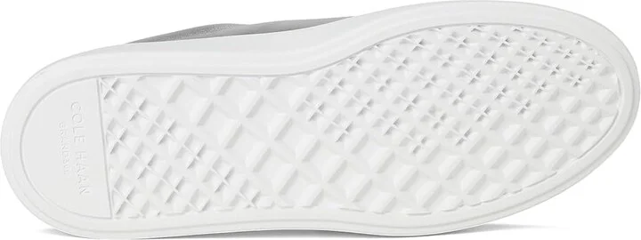 Cole Haan Grand Crosscourt Daily Sneakers Women's Shoes Silver Metallic/White : 6.5 C - Wide, Leather - Image 3