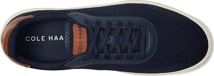 Cole Haan Grand Crosscourt Daily Stitchlite Sneaker Men's Lace-up Boots Navy Blazer/Brit Tan/Ivory : 9 D - Medium, Leather/Suede - Image 2