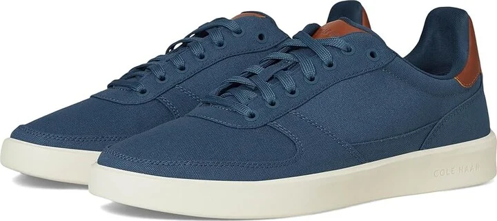 Cole Haan Grand Crosscourt Daily Turf Men's Lace-up Boots Ensign Blue/British Tan/Ivory : 9 D - Medium, Leather