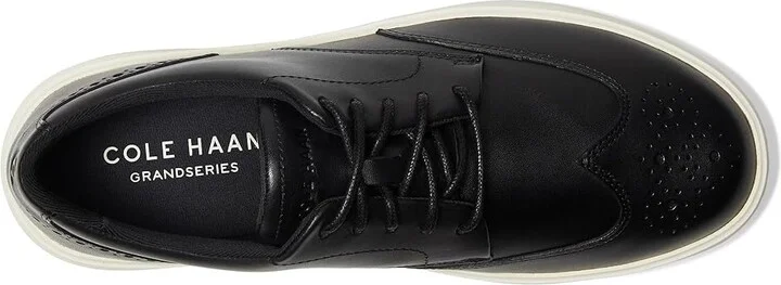 Cole Haan Grand Crosscourt Daily Wing Tip Sneakers Men's Shoes Black/Ivory : 12 D - Medium - Image 2