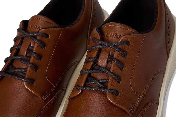 Cole Haan Grand Crosscourt Daily Wing Tip Sneakers Men's Shoes British Tan/Dark Chocolate/Ivory : 7 D - Medium - Image 7
