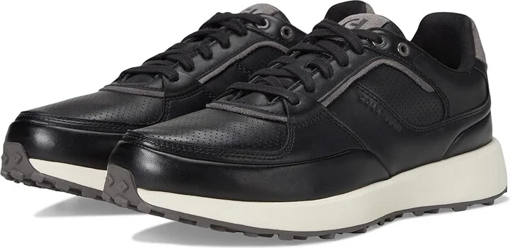 Cole Haan Grand Crosscourt Downtown Sneakers Men's Lace-up Boots Black/Pavement/Ivory : 9 W - Wide, Rubber