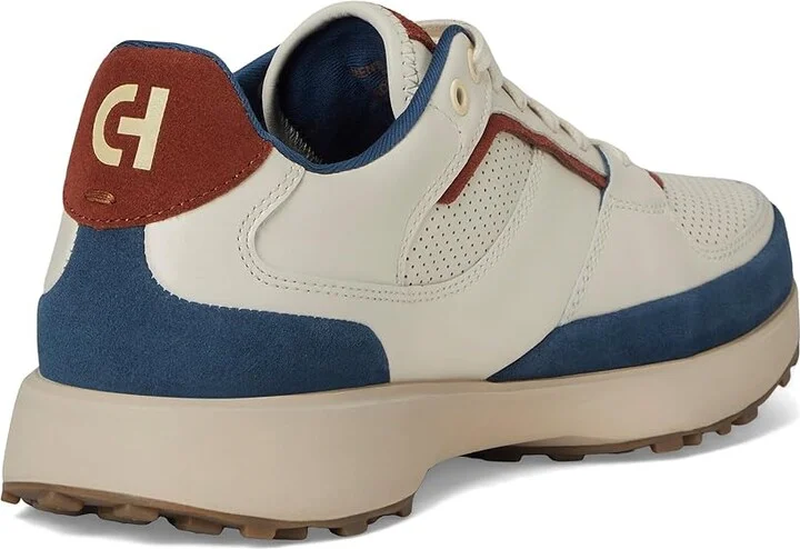 Cole Haan Grand Crosscourt Downtown Sneakers Men's Lace-up Boots Ivory/Dark Cuoio/Light Sesame : 9.5 D - Medium, Rubber - Image 4