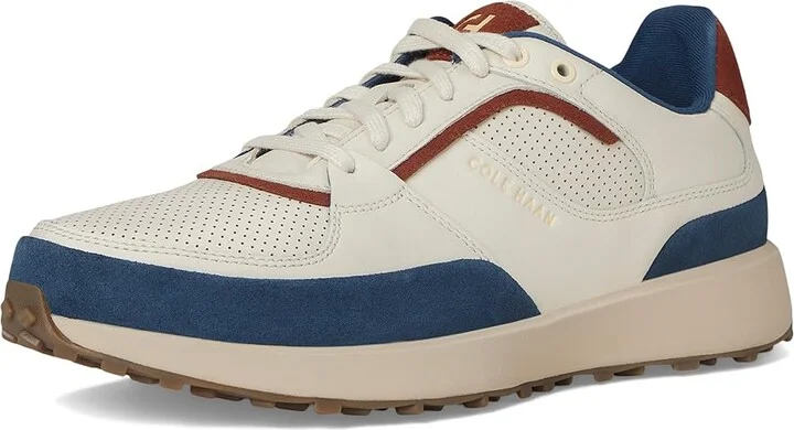 Cole Haan Grand Crosscourt Downtown Sneakers Men's Lace-up Boots Ivory/Dark Cuoio/Light Sesame : 9.5 D - Medium, Rubber - Image 5