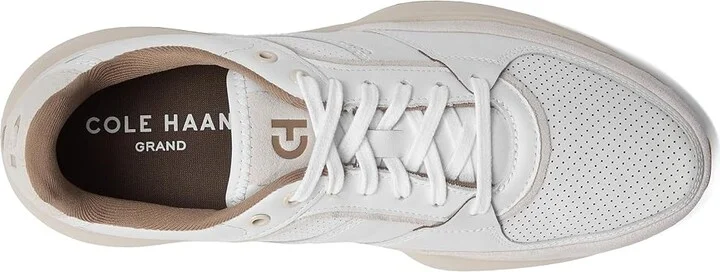Cole Haan Grand Crosscourt Downtown Sneakers Men's Lace-up Boots Optic White/Silver Lining/Ivory : 7.5 D - Medium, Rubber - Image 2