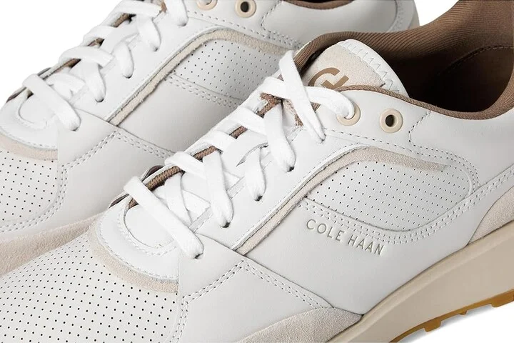 Cole Haan Grand Crosscourt Downtown Sneakers Men's Lace-up Boots Optic White/Silver Lining/Ivory : 7.5 D - Medium, Rubber - Image 7
