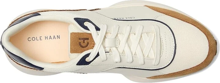 Cole Haan Grand Crosscourt Hallet Runners Women's Snow Shoes Ivory/Golden Honey Suede/Midnight Moon : 7 C - Wide, Leather - Image 2