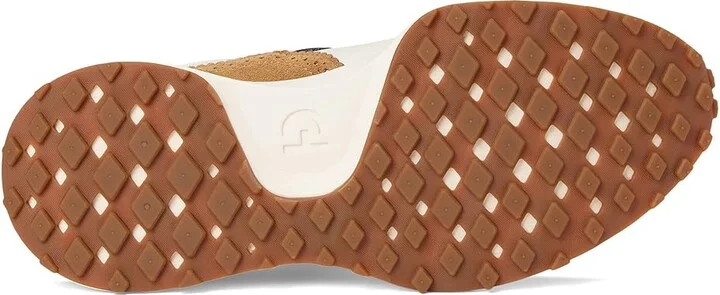 Cole Haan Grand Crosscourt Hallet Runners Women's Snow Shoes Ivory/Golden Honey Suede/Midnight Moon : 7 C - Wide, Leather - Image 3