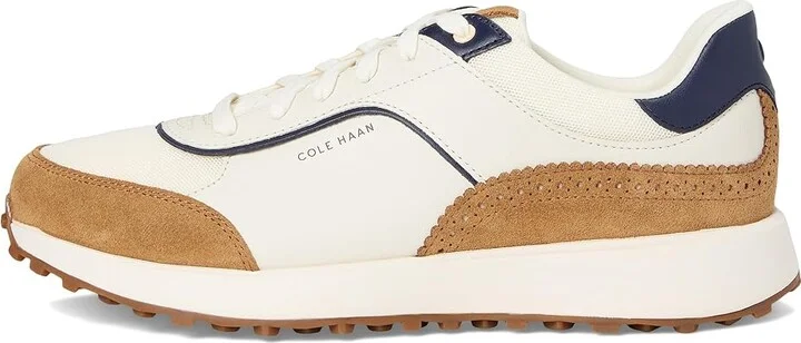 Cole Haan Grand Crosscourt Hallet Runners Women's Snow Shoes Ivory/Golden Honey Suede/Midnight Moon : 7 C - Wide, Leather - Image 6