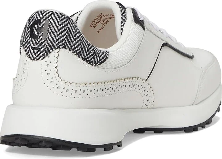 Cole Haan Grand Crosscourt Hallet Runners Women's Snow Shoes White Mesh/Herringbone : 5 B - Medium, Leather - Image 4