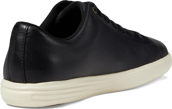 Cole Haan Grand Crosscourt II Men's Shoes Black Leather/Optic White : 10 D - Medium - Image 5