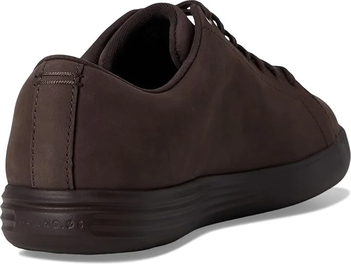 Cole Haan Grand Crosscourt II Men's Shoes Chocolate Nubuck/Black Water Resistant : 8 W - Wide, Leather - Image 4