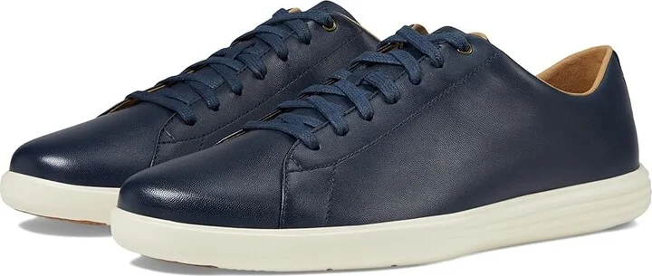 Cole Haan Grand Crosscourt II Men's Shoes Navy Leather Burnish : 10 D - Medium