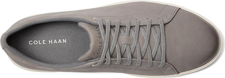 Cole Haan Grand Crosscourt II Men's Shoes Sea Stone Nubuck/Ivory : 8.5 W - Wide, Leather - Image 2