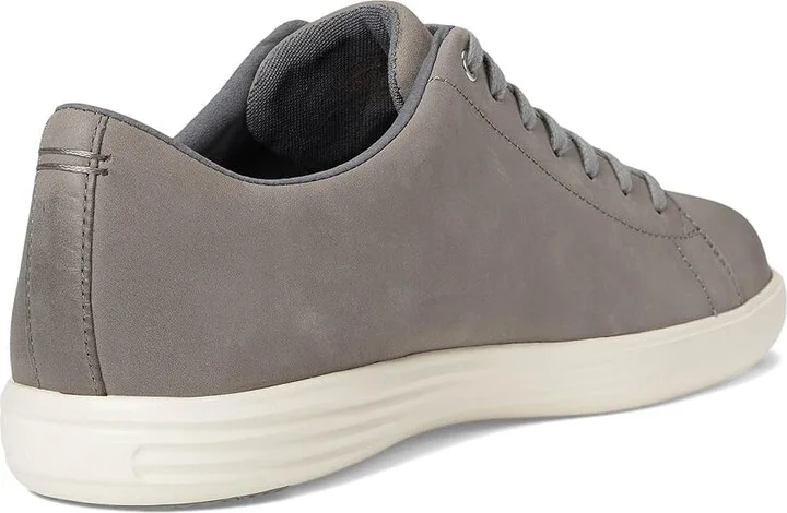 Cole Haan Grand Crosscourt II Men's Shoes Sea Stone Nubuck/Ivory : 8.5 W - Wide, Leather - Image 4
