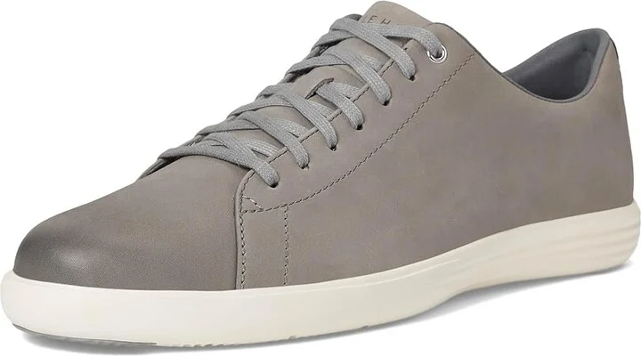 Cole Haan Grand Crosscourt II Men's Shoes Sea Stone Nubuck/Ivory : 8.5 W - Wide, Leather - Image 5
